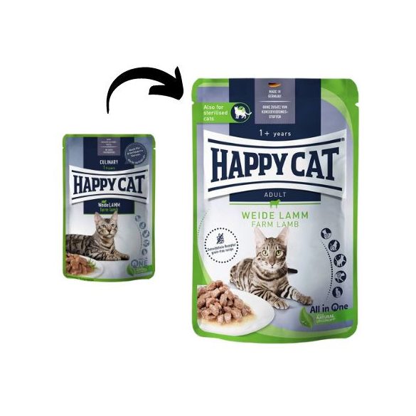 Happy Cat Pouch Szósz Culinary Bárány 85g