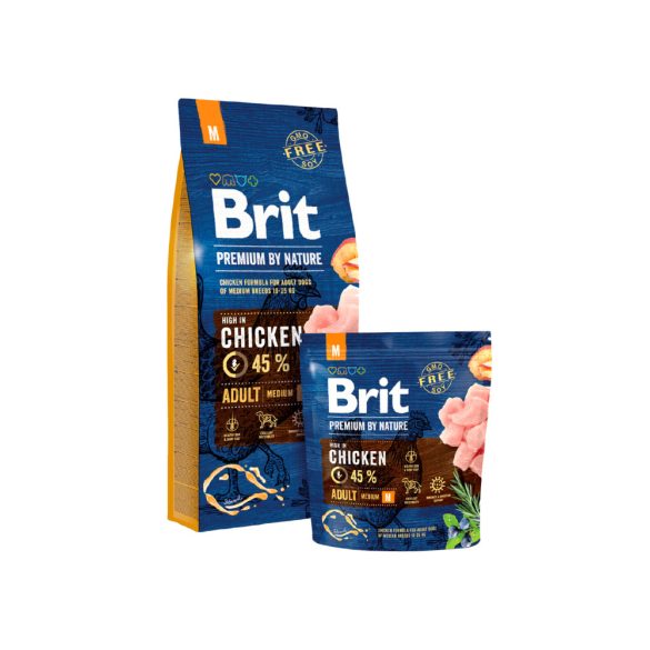 Brit Premium by Nature Adult Medium 15 kg