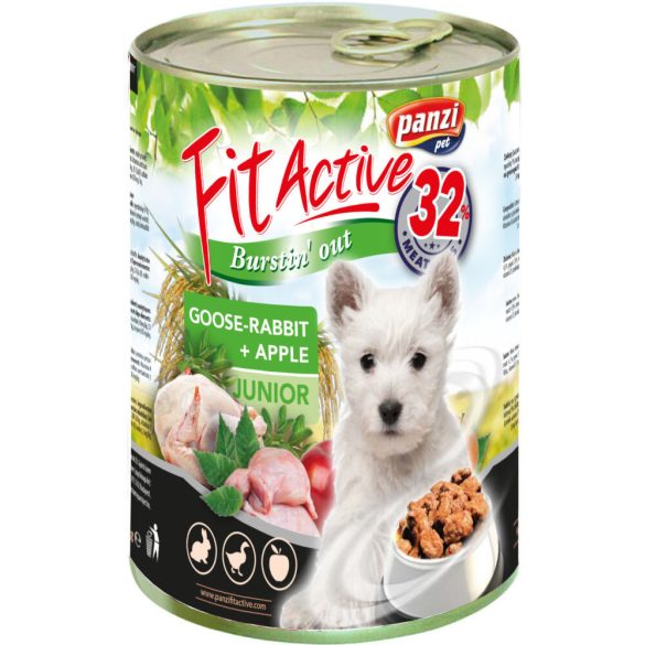 Panzi Fitactive Junior Dog Konzerv libával és nyúllal 415gr