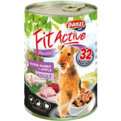   Panzi FitActive Adult Dog Libával, Nyúllal És Almával konzerv 1240gr