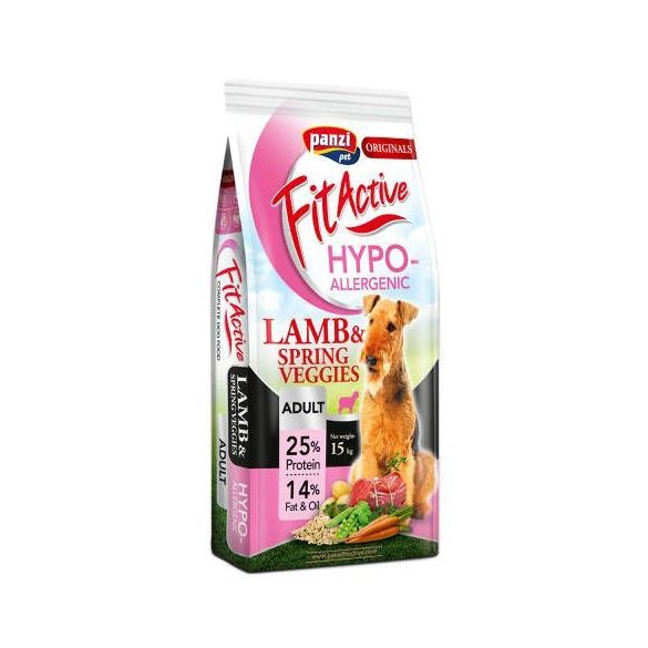 Panzi FitActive ORIGINALS Adult Hypoallergenic Lamb & Spring Veggies 15kg