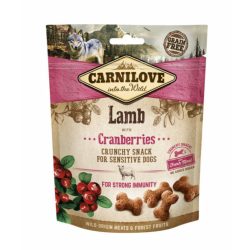   Carnilove Dog Crunchy Snack Bárányhús Vörösáfonyával 200g