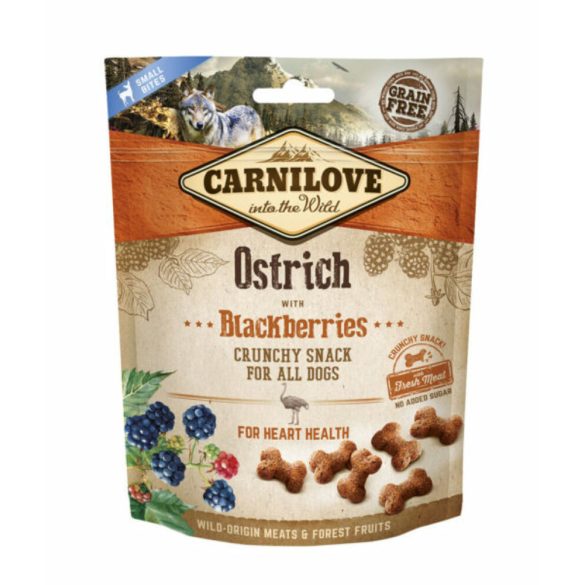 Carnilove Dog Crunchy Snack Strucchús Szederrel 200g