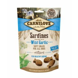 Carnilove Dog Semi Moist Snack Szardínia Fokhagymával 200g