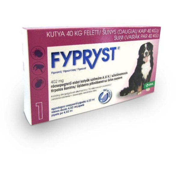 FYPRYST Spot On XL 40kg Feletti Kutyáknak 4.02ml 3x