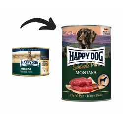 Happy Dog Montana Pur Lóhúsos konzerv 6x200g