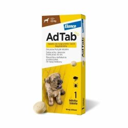 AdTab Rágótabletta Kutyák részére 1,3-2,5 kg 3db