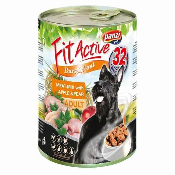 Panzi FitActive Adult Dog Konzerv Meat-Mix 12x1240gr