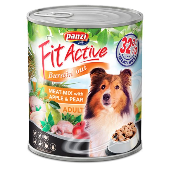 Panzi FitActive Adult Dog Meat-Mix konzerv 12x415gr