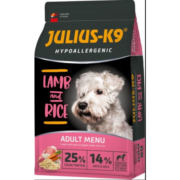 Julius-K9 Hypoallergenic Adult Lamb & Rice