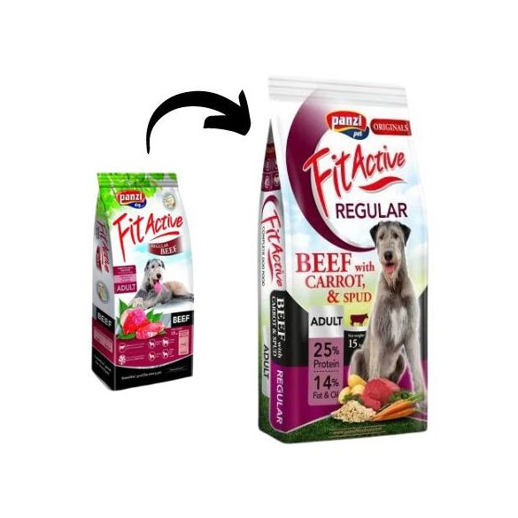 Panzi FitActive ORIGINALS Regular Beef with Carrots and Spud 2x15kg