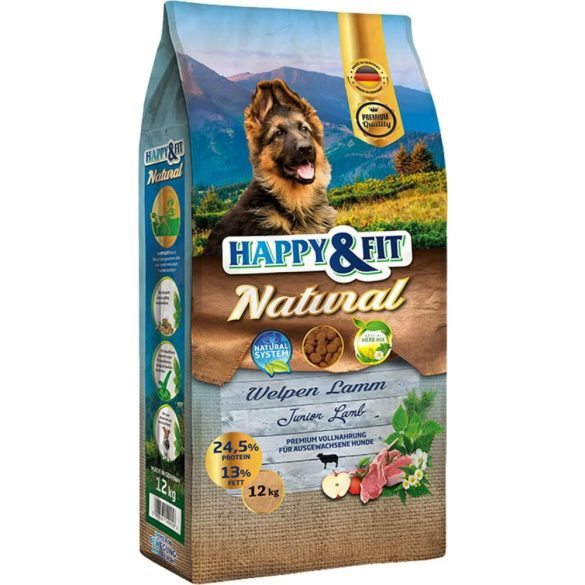 Happy&Fit Natural Welpen Lamm 2x12kg kutyatáp