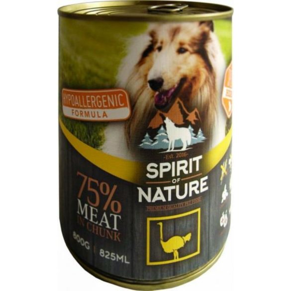 Spirit of Nature Dog konzerv Strucchússal 6x800g