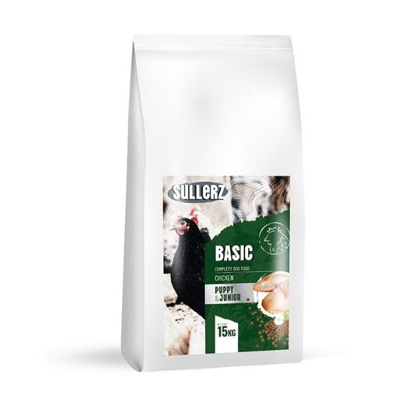 SullerZ Basic Puppy&Junior Chicken (Csirke) Kutyatáp 2x15kg