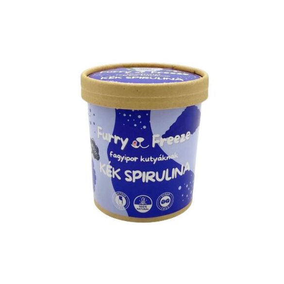 Furry Freeze fagyipor kutyáknak - Kék Spirulina 60g