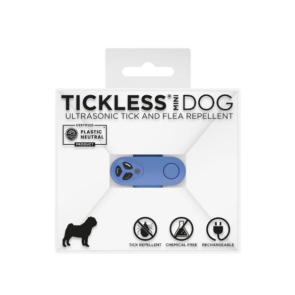 Tickless Mini Kullancs- és Bolhariasztó Kis testű kutyák számára Kék