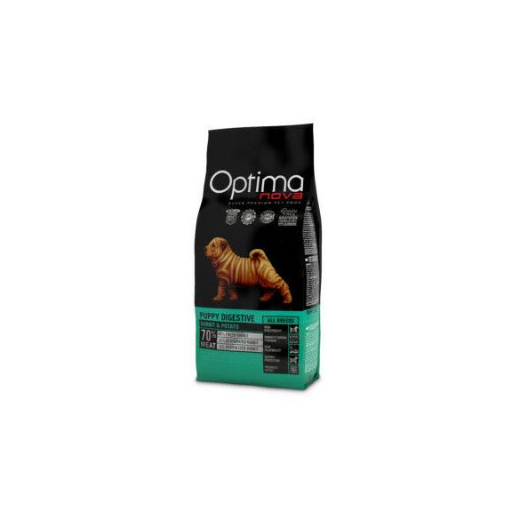 Optimanova Puppy Digestive Rabbit & Potato 12 kg