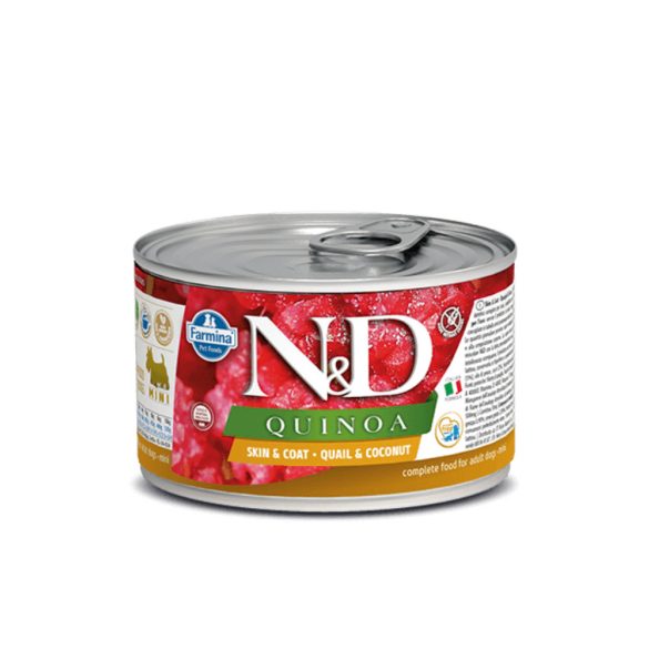 N&D Dog Quinoa konzerv fürj&kókusz 140g