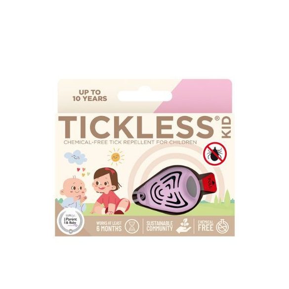 Tickless Kid - ultrahangos kullancs- és bolhariasztó Rózsaszín