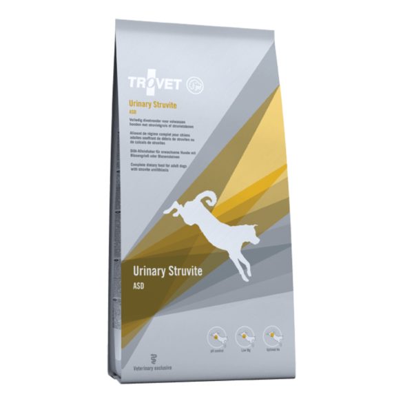 Trovet Urinary&Struvite /ASD Dog száraztáp kutyáknak 12,5 kg