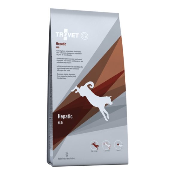 Trovet Hepatic /HLD Májkímélő diétás száraztáp kutyáknak 3 kg