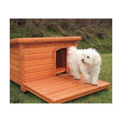 TRIXIE Kutyaház Lapostetős L 116x82x79 cm Szürke